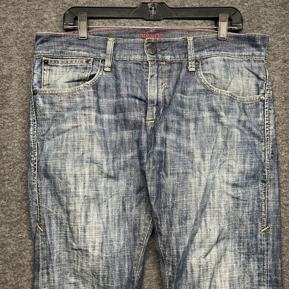 Levi's Red Collection Men's Boot Cut Jeans Cotton Denim 33x30 Blue‎ Vintage Y2K - Picture 2 of 10